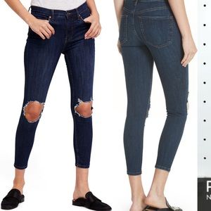We the free by free people high waist ankle skinny jeans